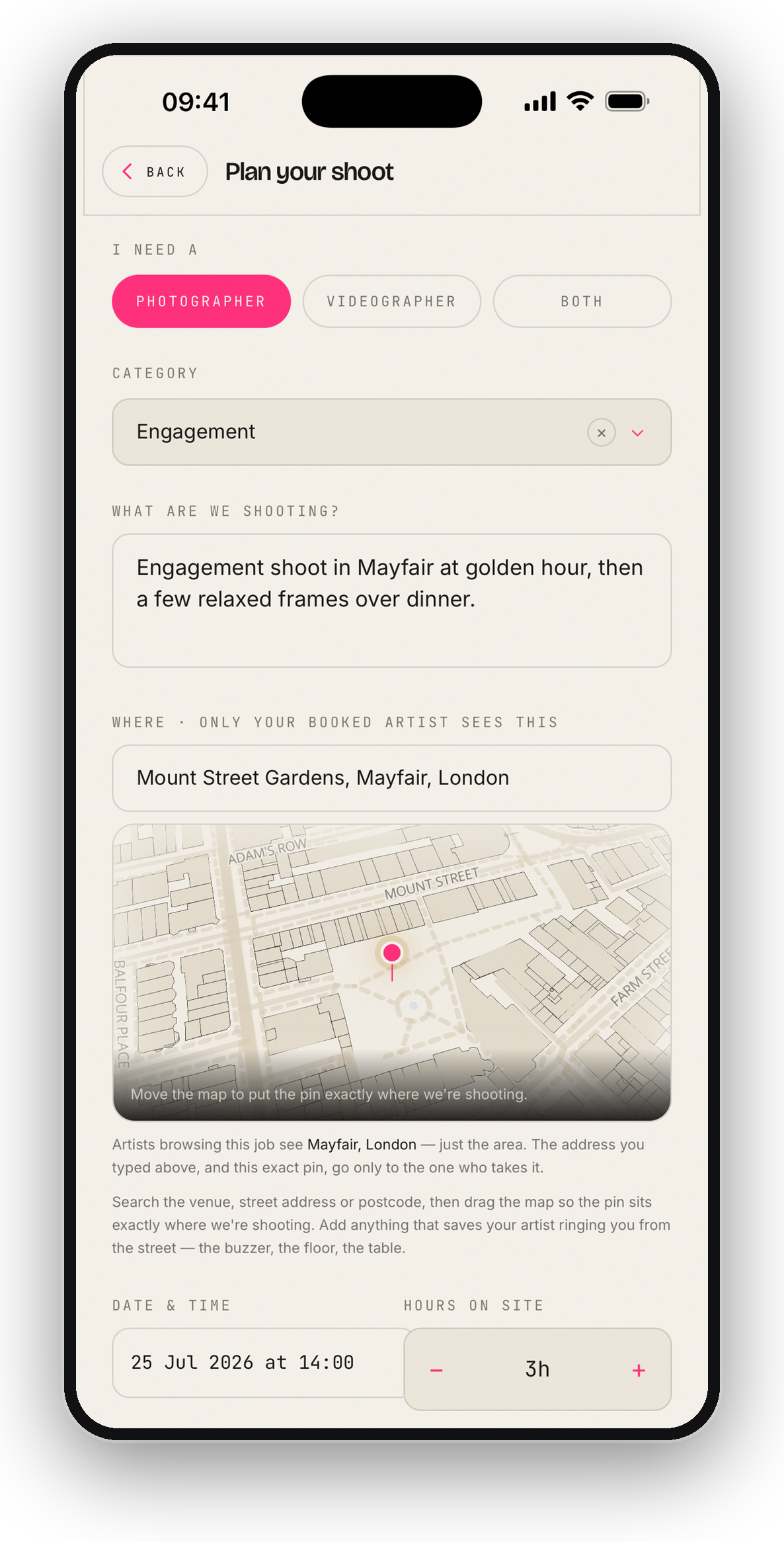 Pixit: Say what you need shot